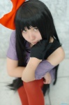 akiyama_mio cosplay hairbow k-on! one_glove pantyhose tank_top tshirt uu rating:Safe score:1 user:nil!