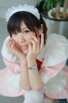 apron cosplay dress hairband maid maid_uniform minatsuki_naru original thighhighs zettai_ryouiki rating:Safe score:0 user:nil!