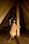 animal_ears bikini_top cat_ears catwalk costume hato_mizuho open_clothes swimsuit tail rating:Safe score:1 user:nil!