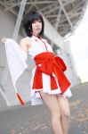 cosplay detached_sleeves fuuka_(iv) miko pleated_skirt skirt tagme_model tagme_series yukata rating:Safe score:1 user:nil!