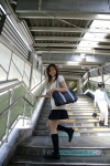 blouse costume kneesocks miniskirt natsu_no_bouken pleated_skirt school_uniform skirt sweater_vest tatsumi_natsuko rating:Safe score:0 user:nil!