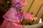 amatsuka_miyu cosplay night_cap nightgown patchouli_knowledge purple_hair robe touhou rating:Safe score:0 user:nil!
