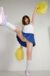 cheerleader_uniform cosplay hairband hair_ribbons higurashi_rin kneesocks panties pleated_skirt pom_poms skirt suzumiya_haruhi suzumiya_haruhi_no_yuuutsu tank_top rating:Safe score:1 user:nil!