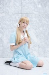 blonde_hair cosplay kneesocks k-on! kotobuki_tsumugi sailor_dress tayu twintails rating:Safe score:1 user:nil!