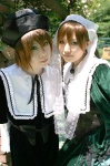 bonnet cosplay dress hat rouki rozen_maiden ruffles shinki souseiseki suiseiseki rating:Safe score:0 user:Log