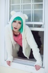 aqua_hair cat_food_(vocaloid) cosplay hatsune_miku hoodie houtou_singi skirt tshirt vocaloid rating:Safe score:0 user:xkaras