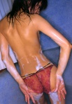 ass bathroom orihara_mika oririn_sweet panties soap_suds topless wet rating:Questionable score:2 user:nil!