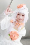 bouquet choker code_geass cosplay gown hat shirayuki_himeno tianzi white_hair rating:Safe score:0 user:nil!