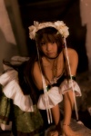 aiyoku_no_eustia blouse choker cleavage corset cosplay detached_sleeves enako eris_floraria hairband koku_no_kanaria skirt rating:Safe score:0 user:nil!