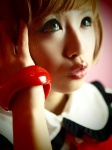 blonde_hair blouse cosplay kurinika mini_girl original vest rating:Safe score:1 user:nil!
