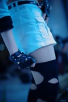 cosplay fingerless_gloves gloves gumi jacket seri shorts thighhighs torn_clothes vocaloid rating:Safe score:1 user:pixymisa