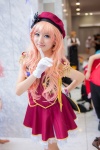 beret cosplay dress gloves harusaki macross macross_frontier multi-colored_hair petticoat sheryl_nome vest rating:Safe score:0 user:pixymisa