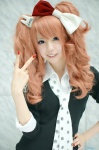 blouse cardigan cosplay danganronpa enoshima_junko hairbow sumirekou tie twintails rating:Safe score:0 user:nil!