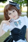 apron bandages blouse corset cosplay maid maid_in_angels maid_uniform miniskirt skirt tsukikage_yayoi rating:Safe score:1 user:nil!