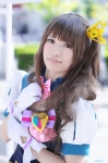 aice blouse cosplay crown gloves idolmaster idolmaster_cinderella_girls shimamura_uzuki side_ponytail vest rating:Safe score:1 user:nil!