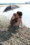 beach cleavage dress ocean ponytail riyo umbrella rating:Safe score:0 user:nil!