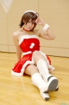 boots camisole choker cosplay dream_c_club headset miniskirt nao_(dream_c_club) pantyhose santa_costume shimizu_miki skirt stocking_cap rating:Safe score:1 user:nil!