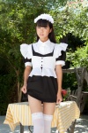 apron blouse dress_lift hairband jumper maid maid_uniform sakura_airi thighhighs white_legwear zettai_ryouiki rating:Safe score:0 user:nil!
