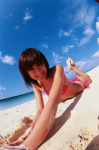 beach bikini minami_akina ocean side-tie_bikini striped swimsuit vjy_71 rating:Safe score:0 user:nil!