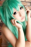 aqua_hair bikini_top cosplay hatsune_miku saku swimsuit twintails vocaloid rating:Safe score:0 user:nil!