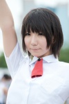 ayase_fuuka blouse cosplay fuyutanshio ribbon_tie school_uniform yotsubato! rating:Safe score:0 user:pixymisa