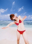 beach bikini cleavage iwasa_mayuko ocean swimsuit rating:Safe score:1 user:nil!