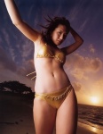 beach bikini ocean private_beach sunset swimsuit yabuki_haruna rating:Safe score:2 user:nil!