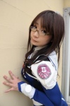 blouse chocoball cosplay fujisawa_yayoi glasses miniskirt skirt uchuu_no_stellvia rating:Safe score:0 user:nil!