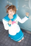 chippi cosplay futami_ami idolmaster idolmaster_xenoglossia miniskirt pleated_skirt sailor_uniform school_uniform skirt rating:Safe score:0 user:nil!