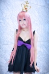 aayame_i cosplay crown dress megurine_luka pink_hair vocaloid world_is_mine_(vocaloid) rating:Safe score:1 user:DarkSSA