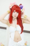 buttchi collar cosplay dress leash red_hair tagme_character tagme_series veil rating:Safe score:1 user:nil!