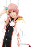 cosplay pink_hair revolutionary_girl_utena saya sword tenjou_utena uniform rating:Safe score:1 user:nil!