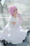 asakura_irori cosplay dress elbow_gloves gloves original pantyhose pink_hair tiara rating:Safe score:0 user:nil!