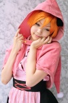 animal_ears blouse cosplay dog_ears forest hood jumper kaieda_kae mayuzumi_kaoru orange_hair rating:Safe score:1 user:nil!