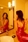 bathroom daylight dress makeup mirror nagasawa_nao sequins rating:Safe score:1 user:nil!