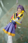 ahoge akihabara_dennou_gumi blazer cosplay pleated_skirt purple_hair sakurajosui_suzume school_uniform skirt thighhighs yume zettai_ryouiki rating:Safe score:0 user:nil!