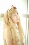 blonde_hair cosplay dress flower hairband original shuuto rating:Safe score:0 user:pixymisa