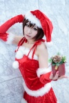 cosplay detached_sleeves meiko necklace santa_costume stocking_cap tsuzuki_rui vocaloid rating:Safe score:1 user:pixymisa