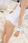 ass bikini kana_yuuki ponytail side-tie_bikini sleeveless_polo swimsuit visor_cap rating:Safe score:2 user:nil!