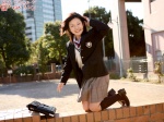 blazer blouse bookbag costume inamura_moto kneesocks pleated_skirt school_uniform skirt sweater tie rating:Safe score:0 user:nil!