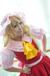 blonde_hair blouse cosplay flandre_scarlet hat kirino_naoki skirt touhou vest rating:Safe score:0 user:nil!