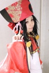 bodysuit cosplay hat hyakka_ryouran_samurai_girls red_eyes robe sanada_yukimura_(samurai_girls) tathibana_aoi rating:Safe score:0 user:pixymisa