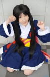 chamaro cosplay k-on! nakano_azusa pantyhose twintails yukata rating:Safe score:0 user:nil!