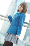 blazer blouse cosplay hair_clips hirasawa_yui k-on! pantyhose pleated_skirt school_uniform skirt tomura rating:Safe score:0 user:nil!