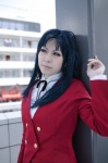 blazer blouse blue_hair cosplay kawashima_ami kazuha pleated_skirt school_uniform skirt toradora! rating:Safe score:0 user:nil!