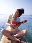barefoot dress_up_doll kumada_youko lei ocean shorts surfboard tshirt ukulele wet rating:Safe score:0 user:nil!