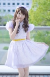 cosplay dress dress_lift hairbow hiokichi tagme_character tagme_series rating:Safe score:1 user:nil!