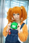 cosplay denim idolmaster_2 jumper natsuka orange_hair sweater takatsuki_yayoi twintails rating:Safe score:0 user:nil!