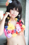 akb48 bikini braid cosplay flowers neko sashihara_rino_(cosplay) swimsuit rating:Safe score:1 user:pixymisa