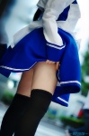 aoki apron cosplay dress dress_lift kyonko maid maid_uniform suzumiya_haruhi_no_yuuutsu thighhighs zettai_ryouiki rating:Safe score:0 user:nil!